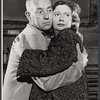 Alec Guiness and Kate Reid in rehearsal for the stage production Dylan