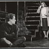 Alec Guinness and Kate Reid in the stage production Dylan