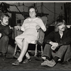 Ragan Courtney, Leecy R. Woods Moore and C. C. Courtney in the stage production Earl of Ruston