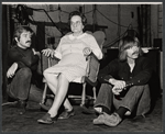 Ragan Courtney, Leecy R. Woods Moore and C. C. Courtney in the stage production Earl of Ruston