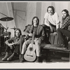 Goatleg band members in the stage production 