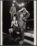 Ragan Courtney, Jean Waldo Beck, C. C. Courtney and John Bergeron [at piano] in the stage production Earl of Ruston