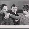 Hal Linden, Tom Bosley and Barbara Minkus in rehearsal for the stage production The Education of Hyman Kaplan