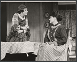 Barbara Minkus and Mimi Sloan in the stage production The Education of Hyman Kaplan