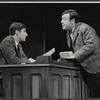 Gary Krawford and Tom Bosley in the stage production The Education of Hyman Kaplan