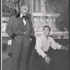 Lorne Greene and José Ferrer in the stage production Edwin Booth