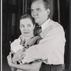 Phyllis Love and Karl Malden in rehearsal for the stage production The Egghead