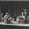 Phyllis Love, Karl Malden, and Lloyd Richards in the stage production The Egghead