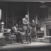 Lloyd Richards, Karl Malden, and Phyllis Love in the stage production The Egghead