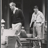 Karl Malden and Nicholas Pryor in the stage production The Egghead