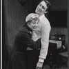 Avril Elgar and Robert Stephens in the stage production Epitaph for George Dillon