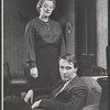 Alison Leggatt and Robert Stephens in the stage production Epitaph for George Dillon