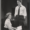 Eileen Herlie and Robert Stephens in the stage production Epitaph for George Dillon