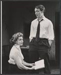 Eileen Herlie and Robert Stephens in the stage production Epitaph for George Dillon