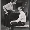 Eileen Herlie and Robert Stephens in the stage production Epitaph for George Dillon