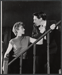 Wendy Craig and Robert Stephens in the stage production Epitaph for George Dillon
