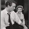 Eileen Herlie and Robert Stephens in the stage production Epitaph for George Dillon