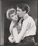Wendy Craig and Robert Stephens in the stage production Epitaph for George Dillon