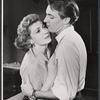 Eileen Herlie and Robert Stephens in the stage production Epitaph for George Dillon