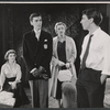 Eileen Herlie, James Valentine, Alison Leggatt and Robert Stephens in the stage production Epitaph for George Dillon