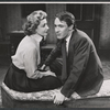 Eileen Herlie and Robert Stephens in the stage production Epitaph for George Dillon