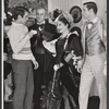 Jay Barney, Tallulah Bankhead [center] and unidentified others in the stage production Eugenia