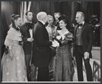 Tallulah Bankhead, Jay Barney [right] and unidentified others in the stage production Eugenia