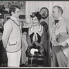 Tallulah Bankhead [center], Jay Barney [right] and unidentified in the stage production Eugenia