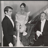 Tallulah Bankhead [center], Jay Barney [right] and unidentified in the stage production Eugenia