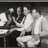 Alexander MacKendrick, Jack Lemmon and unidentified in rehearsal for the stage production Face of a Hero