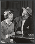 Betsy Blair and Albert Dekker in rehearsal for the stage production Face of a Hero
