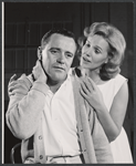 Jack Lemmon and Kip McArdle in rehearsal for the stage production Face of a Hero