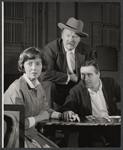 Betsy Blair, Albert Dekker and Jack Lemmon in rehearsal for the stage production Face of a Hero
