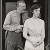 Albert Dekker and Betsy Blair in the stage production Face of a Hero
