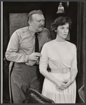 Albert Dekker and Betsy Blair in the stage production Face of a Hero