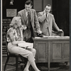 Kip McArdle, James Donald and Jack Lemmon in the stage production Face of a Hero