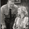 Albert Dekker and Kip McArdle in the stage production Face of a Hero