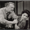 Albert Dekker and Ellen Holly in the stage production Face of a Hero