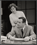 Betsy Blair and Jack Lemmon in the stage production Face of a Hero