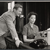 George Grizzard and Ellen Holly in the stage production Face of a Hero