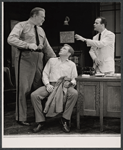 Albert Dekker, George Grizzard and Jack Lemmon in the stage production Face of a Hero