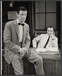 James Donald and Jack Lemmon in the stage production Face of a Hero