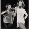 Carol Burnett and Tina Louise in rehearsal for the stage production Fade Out - Fade In
