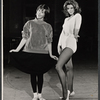 Carol Burnett and Tina Louise in rehearsal for the stage production Fade Out - Fade In