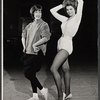 Carol Burnett and Tina Louise in rehearsal for the stage production Fade Out - Fade In