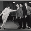 Carol Burnett [at left] and unidentified others in rehearsal for the stage production Fade Out - Fade In
