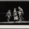 Carol Burnett [center] and unidentified others in the stage production Fade Out - Fade In