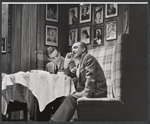 Robert Webber and Sam Levene in the stage production Fair Game
