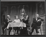 Ellen Burstyn, Sam Levene and unidentified others in the stage production Fair Game