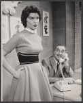 Ellen McRae [Burstyn] and Sam Levene in the stage production Fair Game